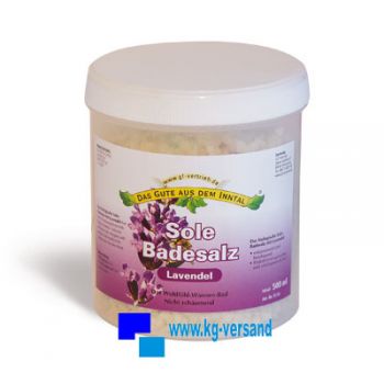 Sole Badesalz - Lavendel 500 ml