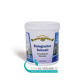 Biologisches Solesalz mit natürlichen Mineralien  500g