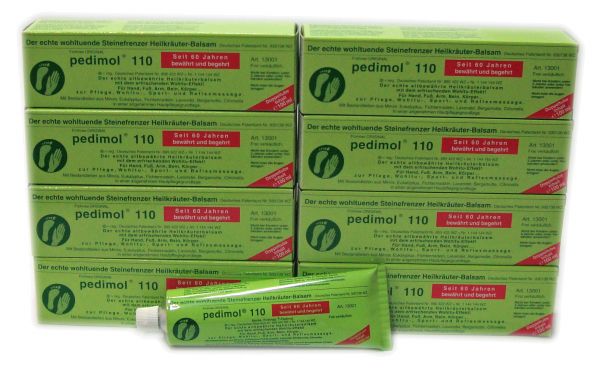 8 Tuben Pedimol 110 (Inhalt 8 x 100ml)