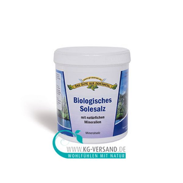 Biologisches Solesalz mit natürlichen Mineralien  500g
